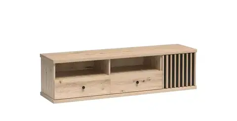 TV stolíky CAROLYN C6 televízny stolík, dub Artisan
