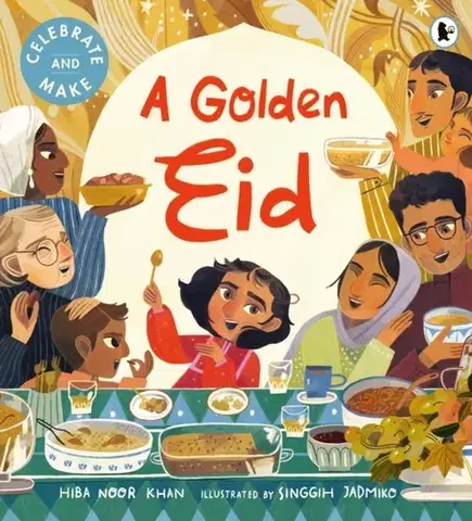 Leporelá, krabičky, puzzle knihy A Golden Eid - Khan Noor Hiba