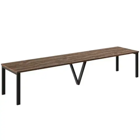 Jedálenské stoly Rozkladací stôl 130-405 cm Titan dub Stirling