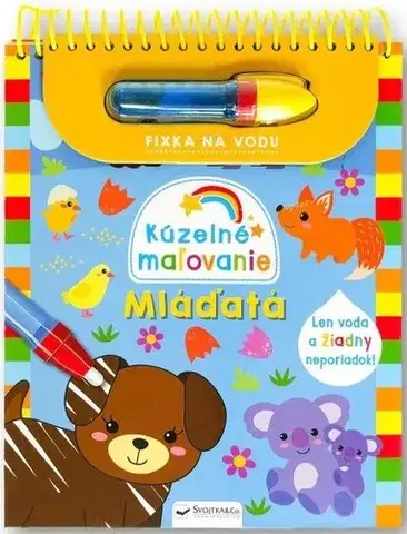 Nalepovačky, vystrihovačky, skladačky Kúzelné maľovanie: Mláďatá