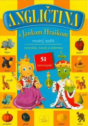 V cudzom jazyku Angličtina s Jankom Hráškom modrý zošit - Malgorzata Pilarczyk,Dorota Wolska