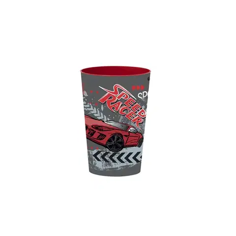 Detské hrnčeky MAKRO - Pohár 340ml Speed Racer, umelá hmota