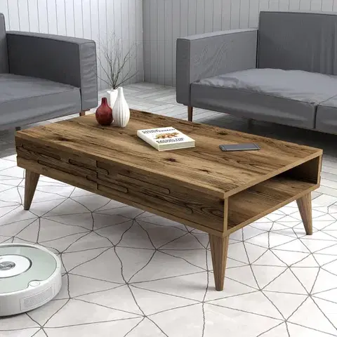 Konferenčné stolíky Konferenčný stolík Valensiya - Walnut