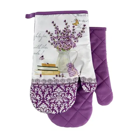 Chňapky MAKRO - Chňapka s magnetom LavenderII 2ks, fialová levanduľa