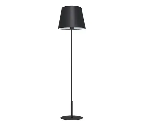 Lampy  Stojacia lampa ARDEN 1xE27/60W/230V čierna/biela 3485