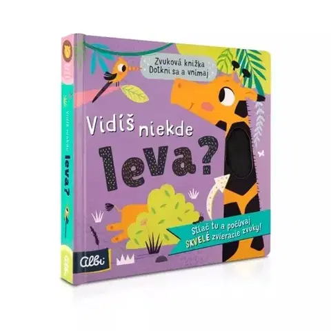 Zvukové knihy Vidíš niekde leva? - Zvuková hmatová kniha - neuvedený,Sarah Wade