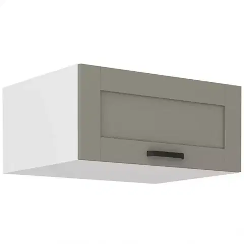 Kuchynské skrinky visiace Kuchynská skrinka Luna claygrey/biela 80 Nagu-36 1F