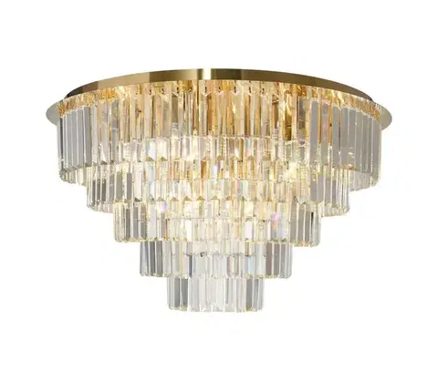 Svietidlá  Stropné svietidlo MILANO 12xE14/40W/230V zlatá ML1025
