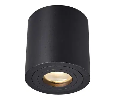 Svietidlá Zuma Line ACGU10-159-N - Bodové svietidlo RONDIP SL 1xGU10/50W/230V IP44 čierna ACGU10-159-N