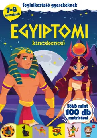 Pre deti a mládež - ostatné Egyiptomi kincskereső - Foglalkoztató gyerekeknek