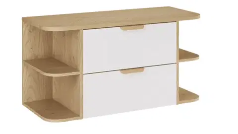 Skrinky s umývadlom ArtCom Kúpeľňová skrinka s doskou ASTER WHITE LRSM D100cm | 100 cm