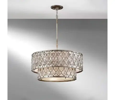 Svietidlá Elstead Feiss FE-LUCIA-P-E-2TR - Luster na tyči LUCIA 6xE27/60W/230V FE-LUCIA-P-E-2TR