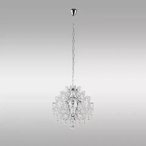Moderné lustre do obývačky Luster Rosa 3 chróm AH-ROE143CH LW3