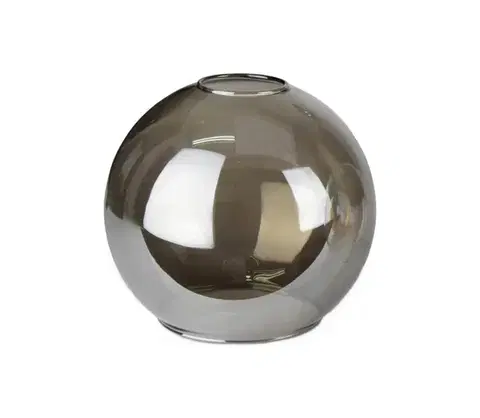 Lampy Keter Lighting Náhradné sklo SMOKY E27 pr. 15 cm čierna 5901087100025