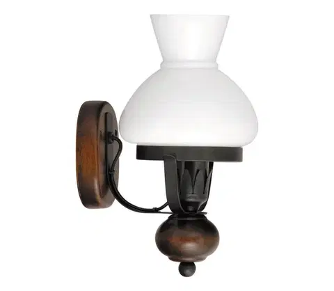 Svietidlá Rabalux 7077 - Nástenné svietidlo PETRONEL E27/60W/230V
