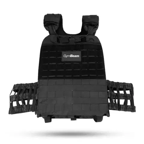 Záťaže a závažia GymBeam Záťažová vesta Tactical Black