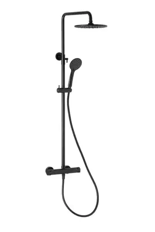 Kúpeľňové batérie KFA KFA - LUNA termostatický sprchový set, čierna 5716-920-81