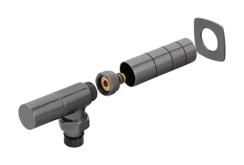 Doplnky do kúpeľne SIKO - Termostatický ventil PAUL kov PVD Gun metal VENTILYPAULBLL VENTILYPAULBLL