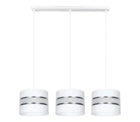Svietidlá  Luster na lanku CORAL 3xE27/60W/230V biela 0632
