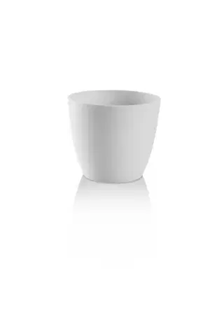 Kvetináče PLASTKON - Kvetináč dekoračný ELLA 21cm, biely