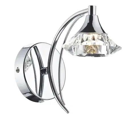 Svietidlá Där Lighting Där Lighting LUT0750 - Nástenné svietidlo LUTHER 1xG9/40W/230V lesklý chróm LUT0750