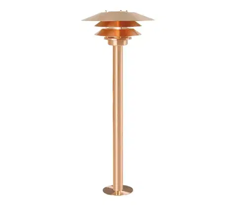 Záhradné lampy Nordlux - Vonkajšie svietidlo VENO 1xE27/60W/230V IP54 medené 10600725