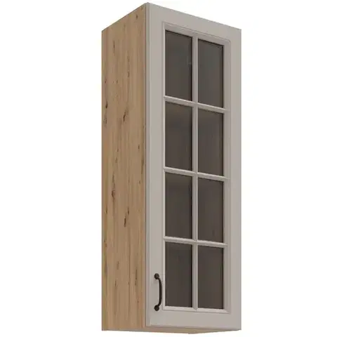 Kuchynské skrinky visiace Kuchynská skrinka Stilo claygrey/artisan 40GS-108 1F