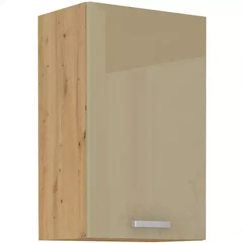 Kuchynské skrinky visiace Skrinka do kuchyne Artisan cappuccino lesk 45G-72 1F