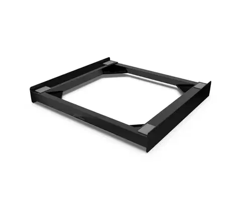 Svietidlá Meliconi 656138 - Stohovacia súprava pre práčku a sušičku 70 cm, čierna 656138