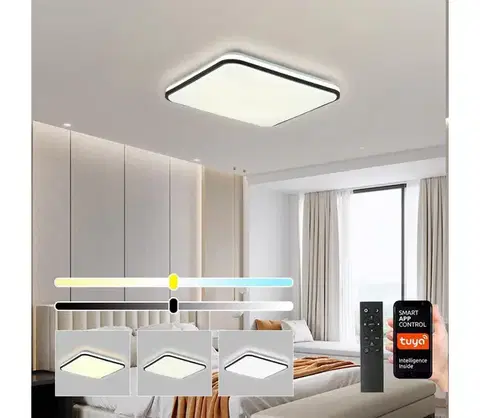 Svietidlá BRILAGI - stmievateľné stropné svietidlo SMART LED/36W/230V 53x53 cm Wi-Fi Tuya + diaľkové ovládanie BRI641