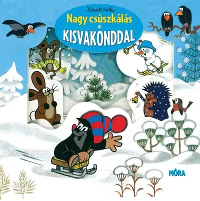 Leporelá, krabičky, puzzle knihy Nagy csúszkálás a kisvakonddal - Zdeněk Miler