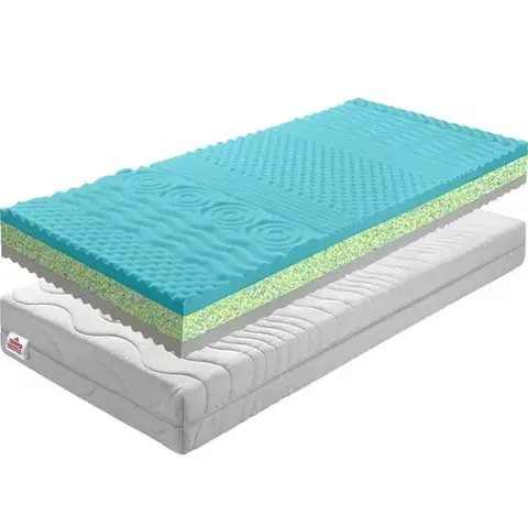 Matrace KONDELA BE Katarina 10 New penový matrac 180x200 cm PUR pena / RE pena / látka