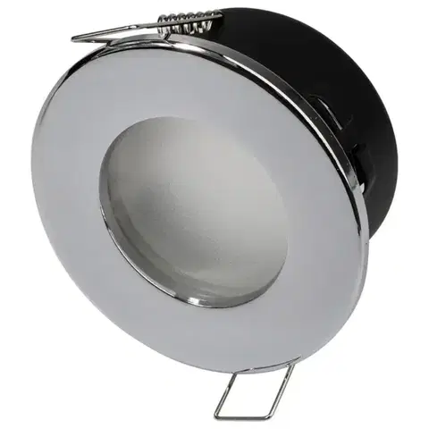 LED zápustené svietidla Podhľadové svietidlo Aqus okrúhle pochrómované