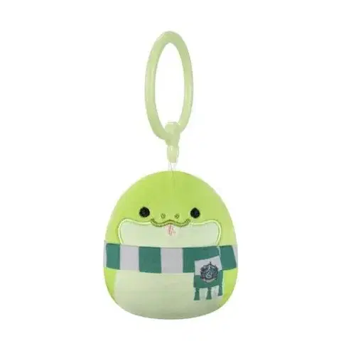 Plyšové a textilné zvieratká SQUISHMALLOWS Kľúčenka Harry Potter – Slizolinský had