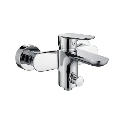 Kúpeľňové batérie Mereo Vaňová nástenná batéria, Viana, bez príslušenstva, 150 mm, chróm CBE90103