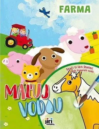 Pre deti a mládež - ostatné Maľuj vodou - Farma (A4)