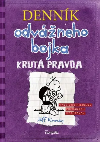 Dobrodružstvo, napätie, western Denník odvážneho bojka 5: Krutá pravda, 3. vydanie - Jeff Kinney,Elena Guričanová
