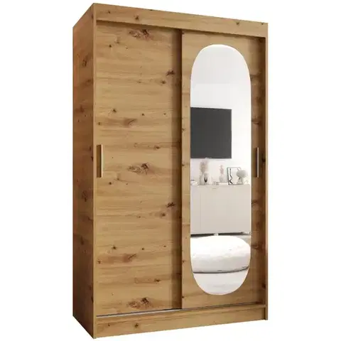 Šatníkové skrine Skriňa Royal 120 artisan