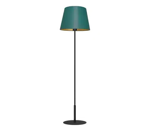 Lampy  Stojacia lampa ARDEN 1xE27/60W/230V zelená/zlatá 3561