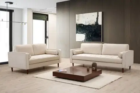 Pohovky a gauče Trojmiestna pohovka Rome - Beige