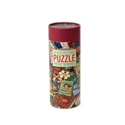 1000 dielikov Legami Legami Puzzle 1000 - Puzzle - Milovník kníh VINTAGE MEMORIES