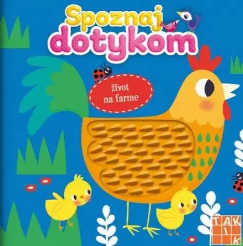 Nalepovačky, vystrihovačky, skladačky Život na farme - Spoznaj dotykom