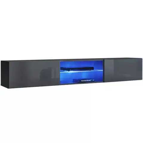 RTV stolíky v podkrovnom štýle TV stolík 3 Switch grafit