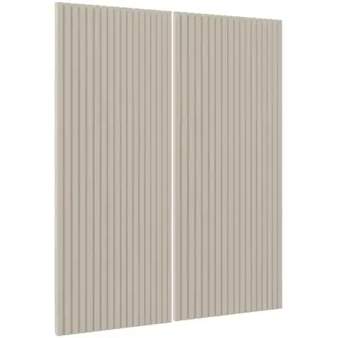 Kuchynské skrinky Čelo skrinky Luxeo F14-G80(100) ryfla kašmír