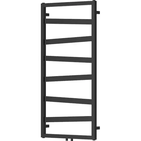 Radiátory do kúpeľne MEXEN - Zoom vykurovací rebrík/radiátor dekoratívny 1100 x 530 mm, 376 W, čierna W130-1100-530-00-70
