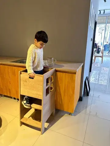 Doplnky do detskej izby Educational Tower Kule - Brown