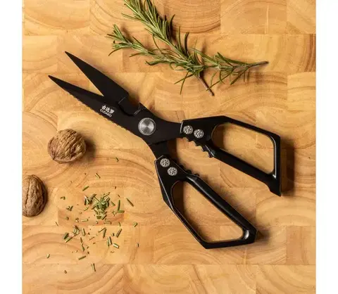 Dózy na potraviny Gudaro - Nožnice na hydinu SHOGUN 23,3 cm čierne GD-CUT-07