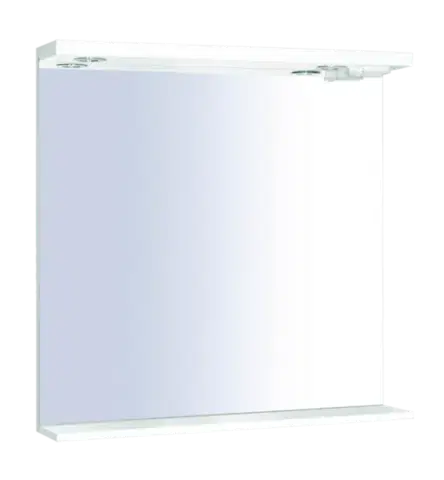 Kúpeľňové zrkadlá Zrkadlo s osvetlením Keramia Pro 70x80 cm biela PROZRCK70IP PROZRCK70IP