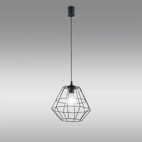 Lampy do obývačky Luster Diamond 6206 Black D30 LW1