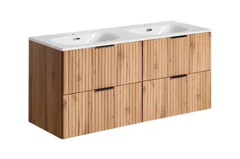 Skrinky s umývadlom ArtCom Kúpeľňová skrinka s umývadlom ADEL Oak U120/1 | 120 cm